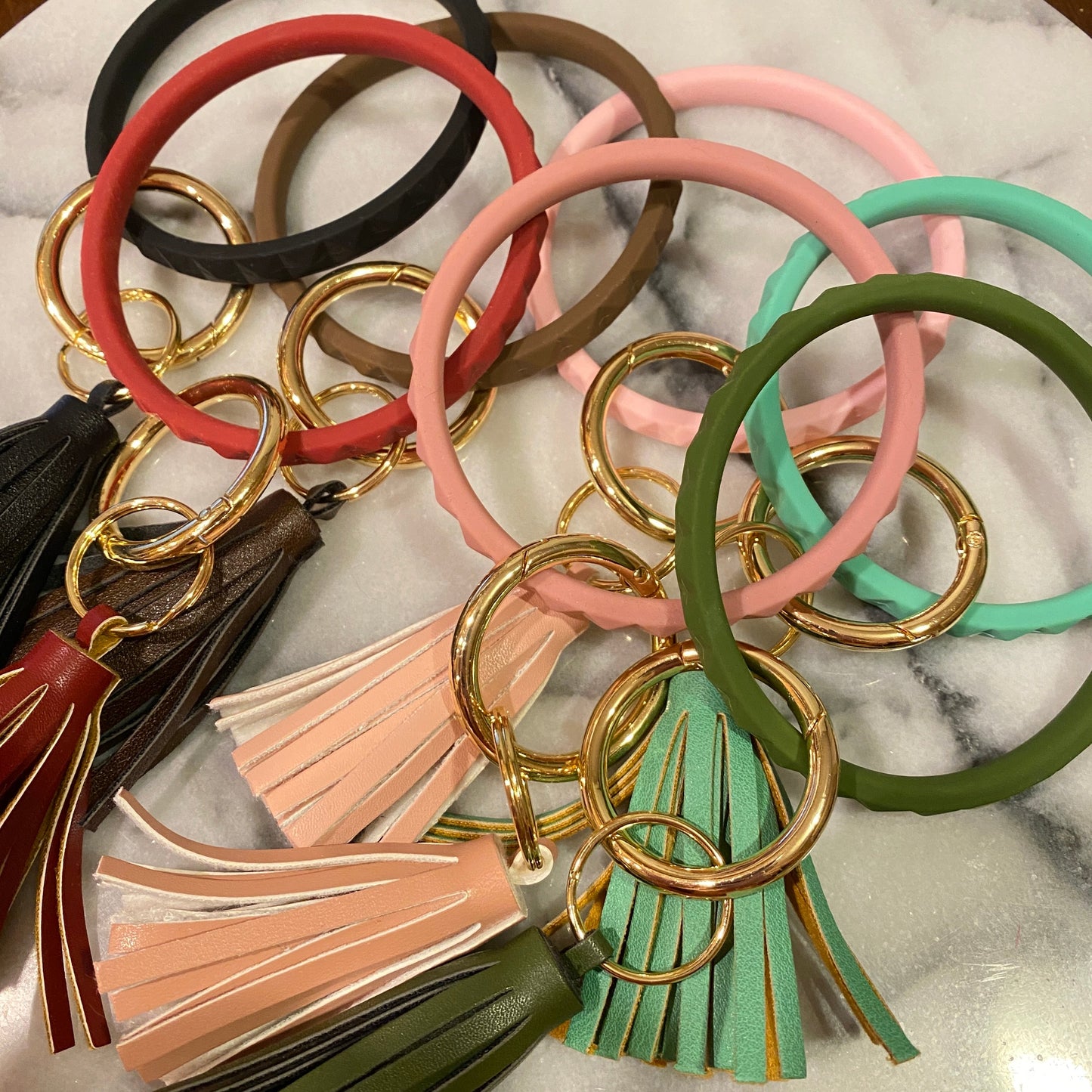 Bracelet Keychain with Tassel